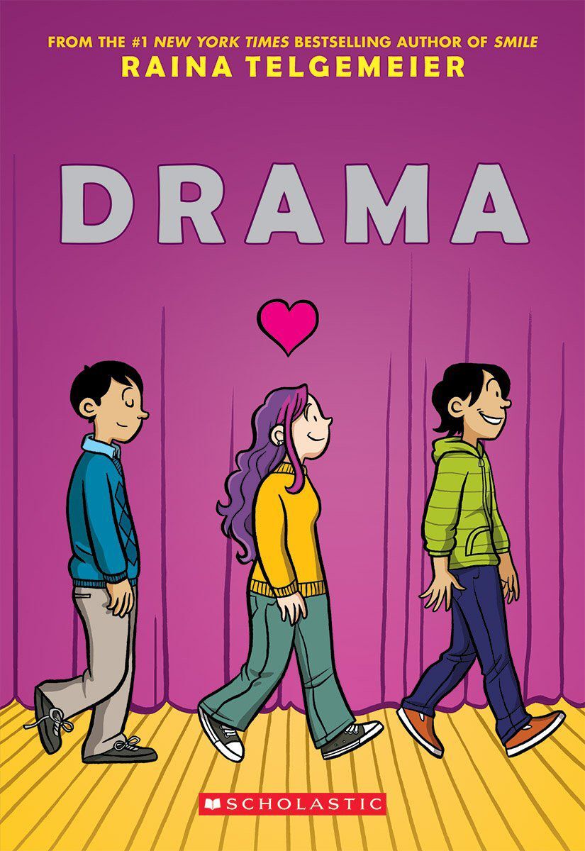 8. Drama written and illustrated by Raina Telgemeier